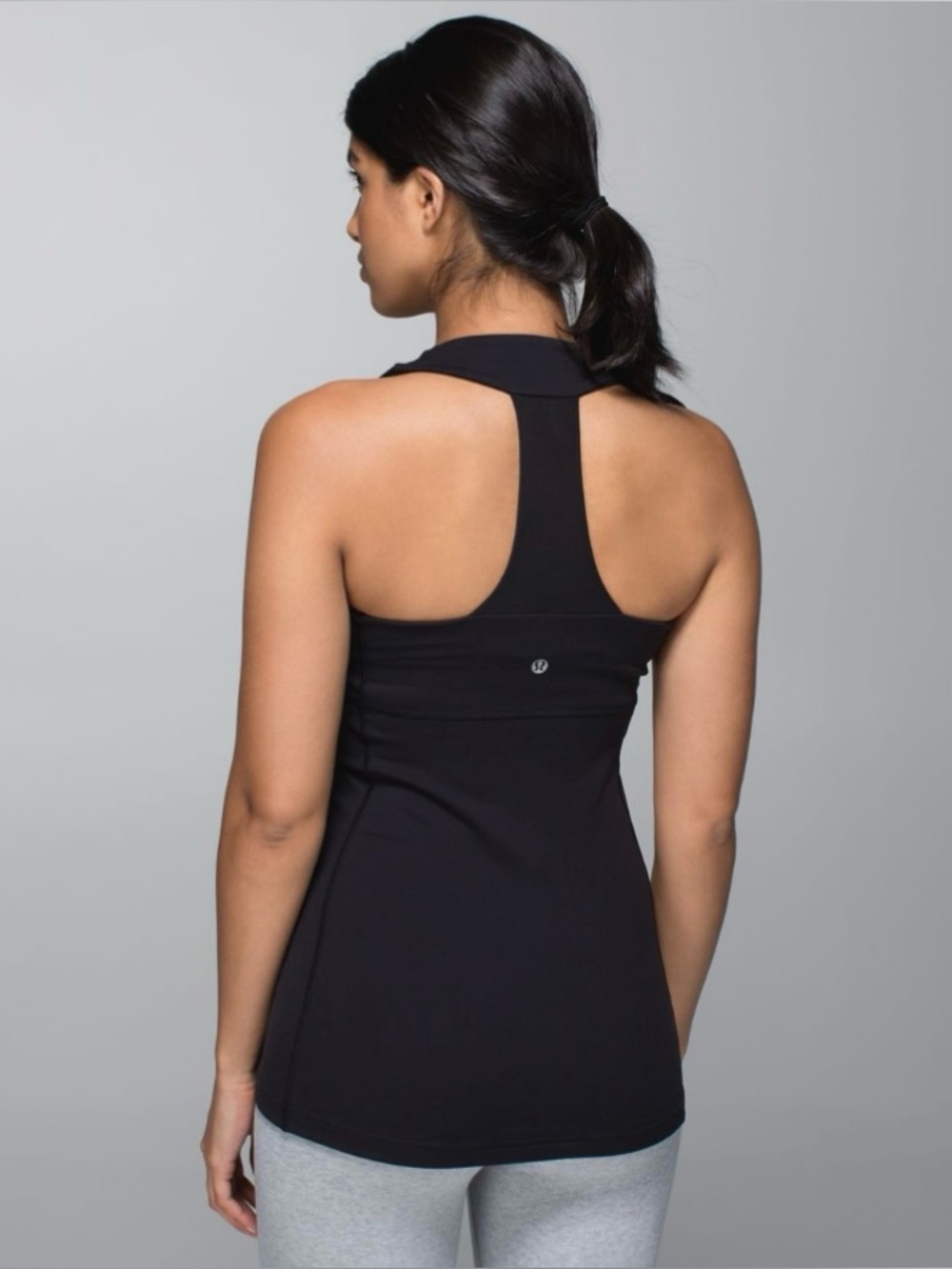 🍋Women’s black Lululemon Scoop neck tank 🔥🖤RARE🖤🔥size 12🍋